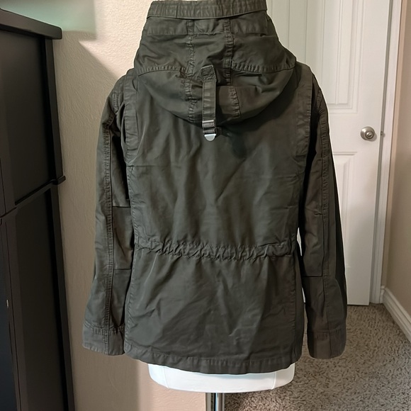GAP Outdoor Edition Army Green Khaki Parka/Utility Jacket - Size XS - Picture 5 of 11